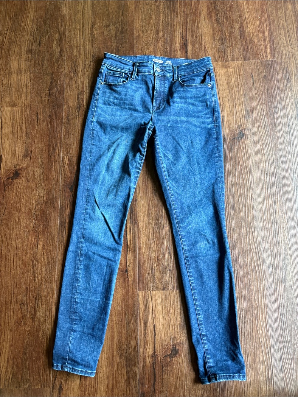 Old Navy Rockstar Super Skinny Built-in Sculpt Women's Dark Blue Jeans